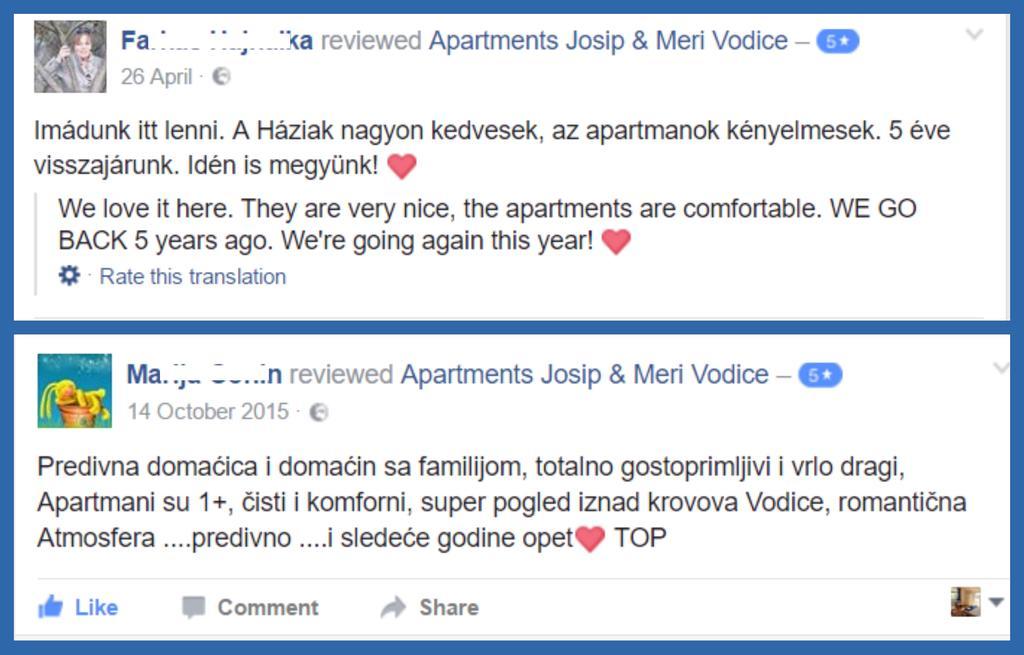 Apartments Meri Vodice Exteriör bild